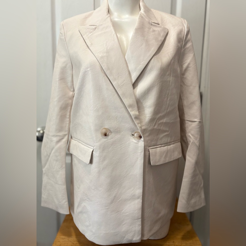 NWT $129 FRNCH Paris Crème Blazer size Small